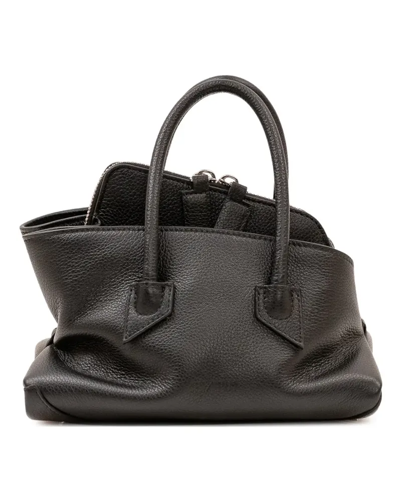 ATTICO mini La Passeggiata tote bag - Schwarz Schwarz
