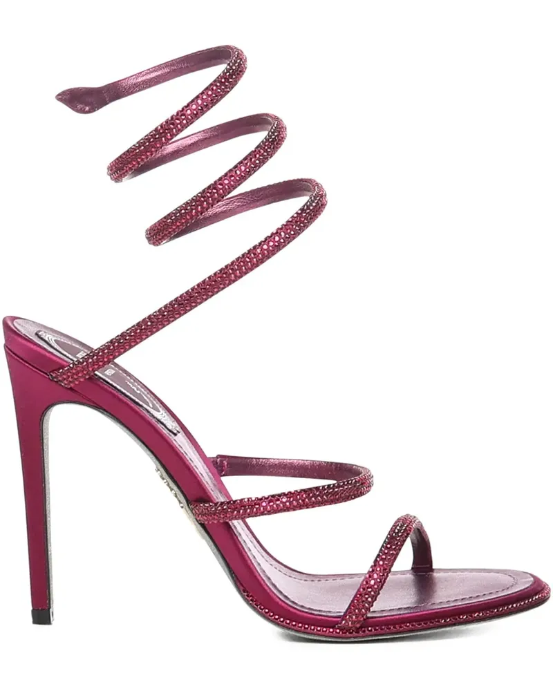 René Caovilla Cleo Porpora Stiletto-Sandalen 105mm - Violett Violett