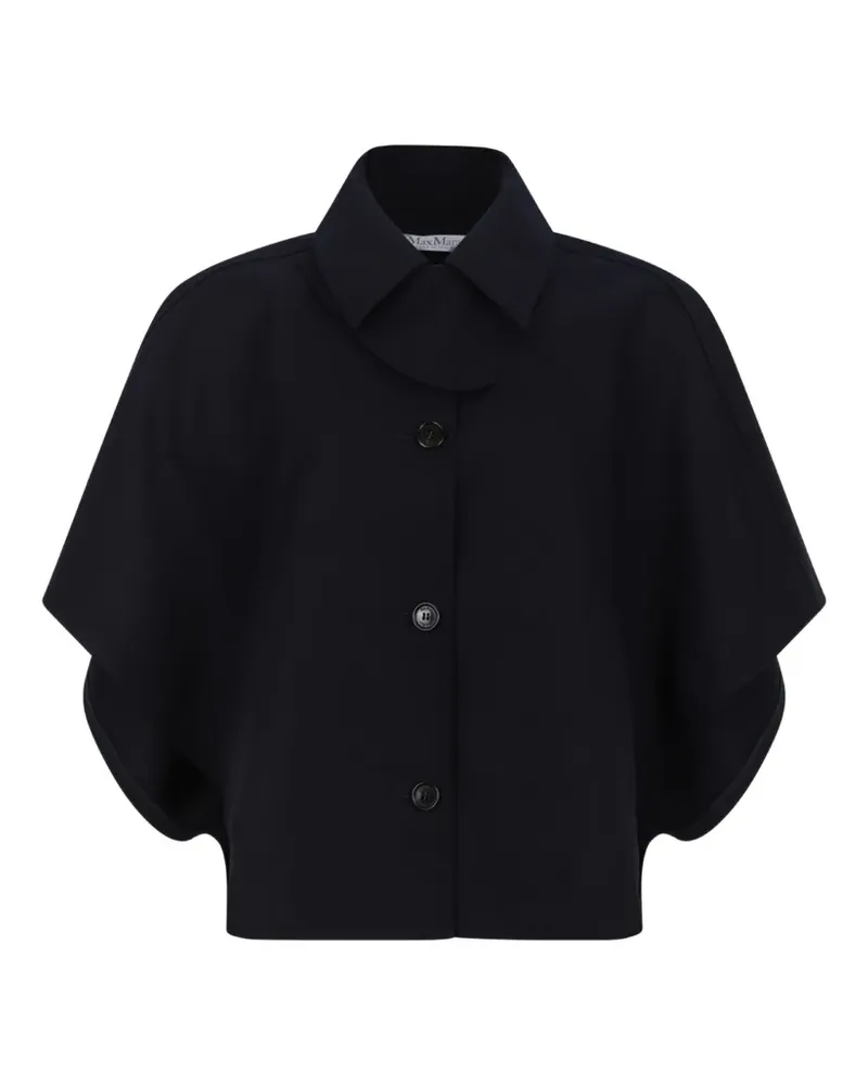 Max Mara buttoned collared jacket - Blau Blau