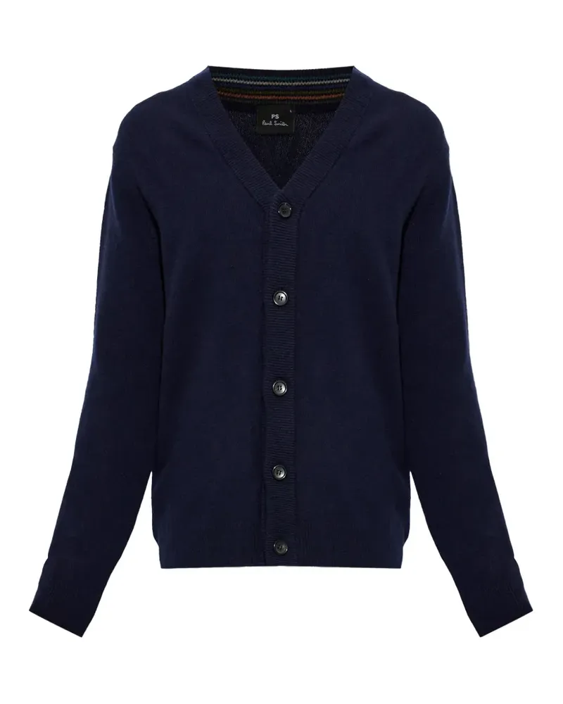 Paul Smith Cardigan aus Merinowolle - Blau Blau