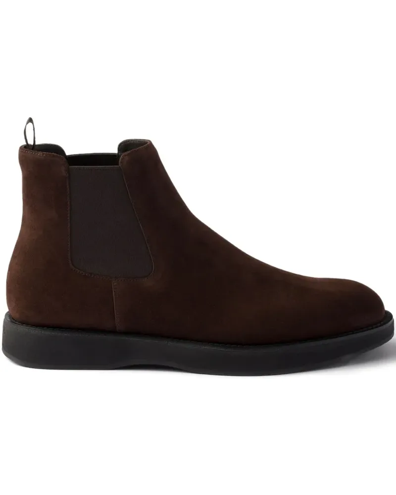 Prada Klassische Chelsea-Boots - Braun Braun