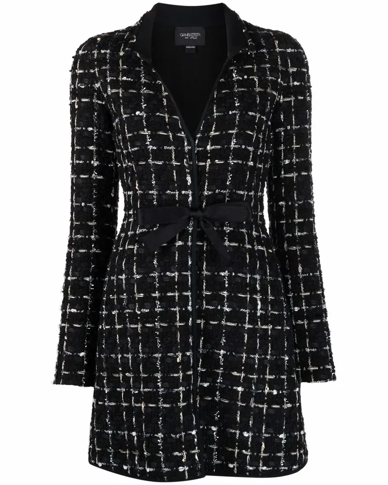 Giambattista Valli Kleid mit Schleife - Schwarz Schwarz
