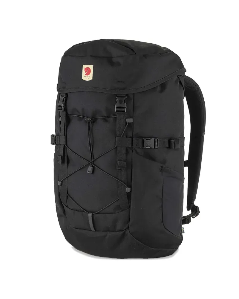 Fjäll Räven Rucksack mit Logo-Patch - Schwarz Schwarz