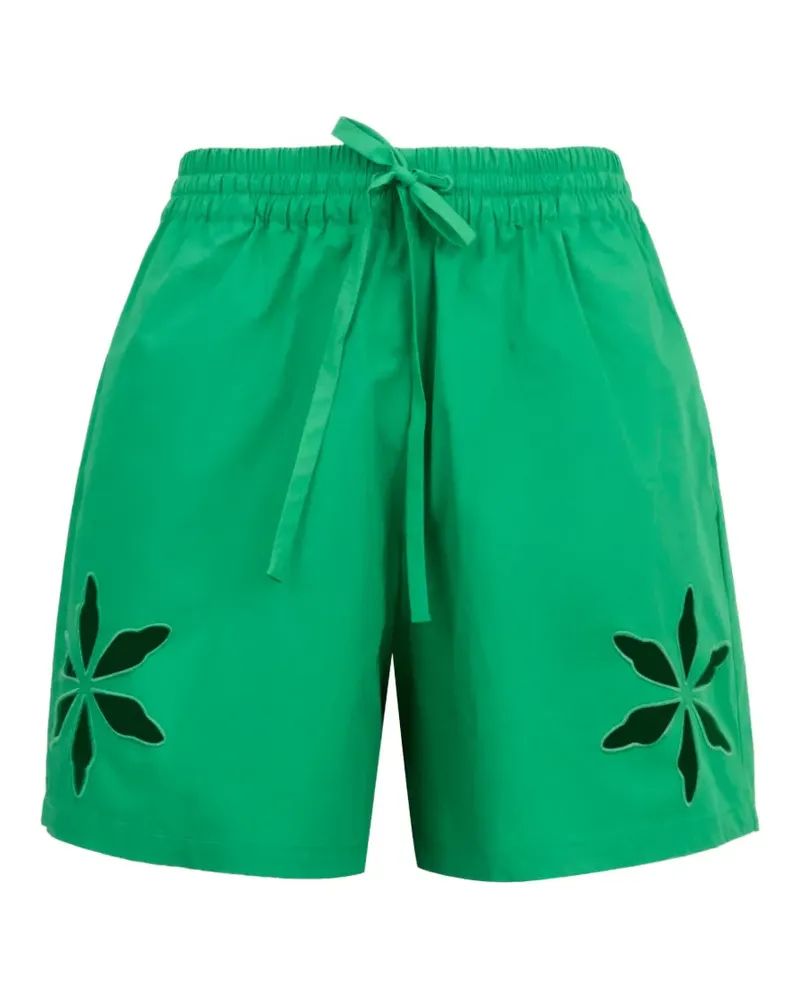 Mira Mikati Shorts mit Cut-Out - Grün Grün