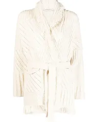 Golden Goose Cardigan mit Schalkragen Nude