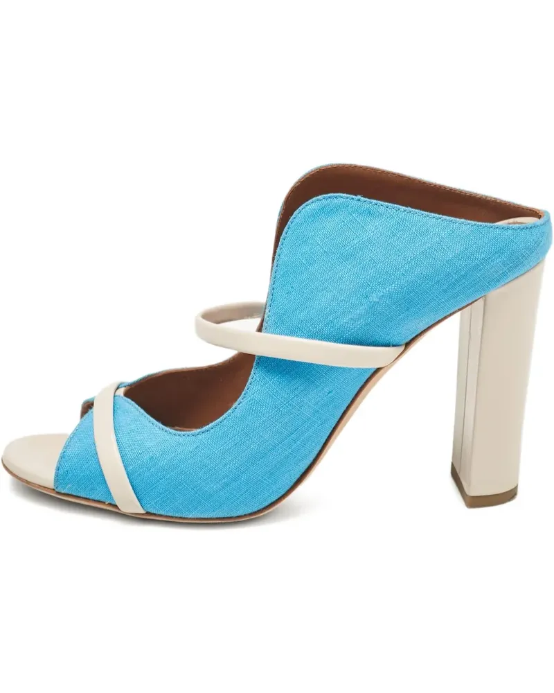 Malone Souliers Pre-owned Sandalen aus Canvas 95mm - Blau Blau