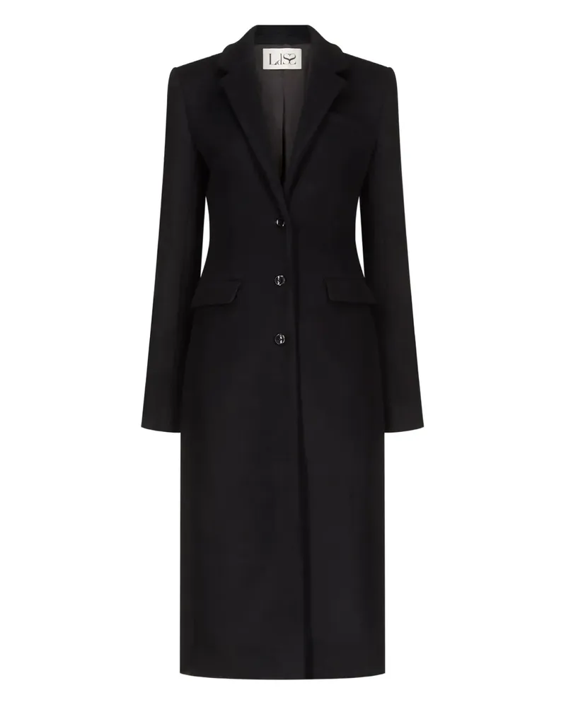 Ludovic de Saint Sernin Geknöpfter Mantel - Schwarz Schwarz