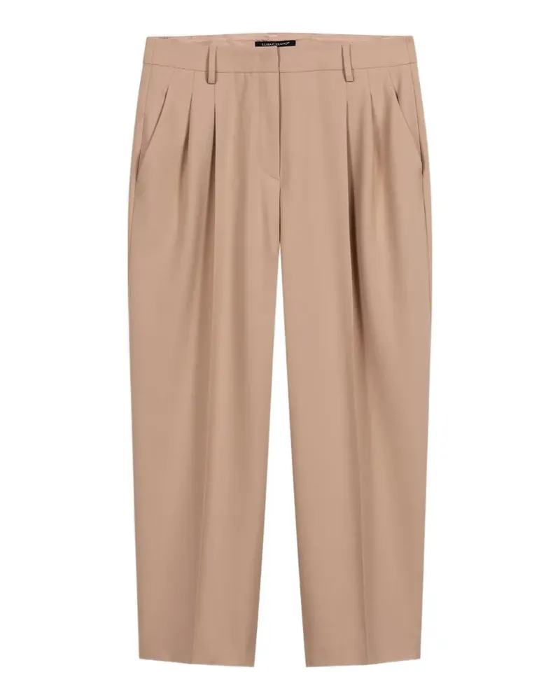 Luisa Cerano Plissierte Tapered-Hose - Nude Nude