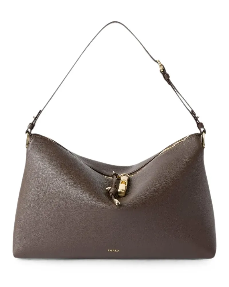 Furla Debby Schultertasche - Braun Braun