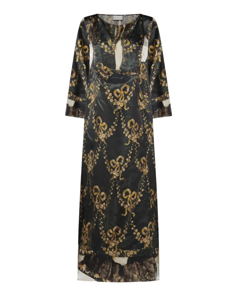 Pierre-Louis Mascia Mutka Maxikleid - Schwarz Schwarz
