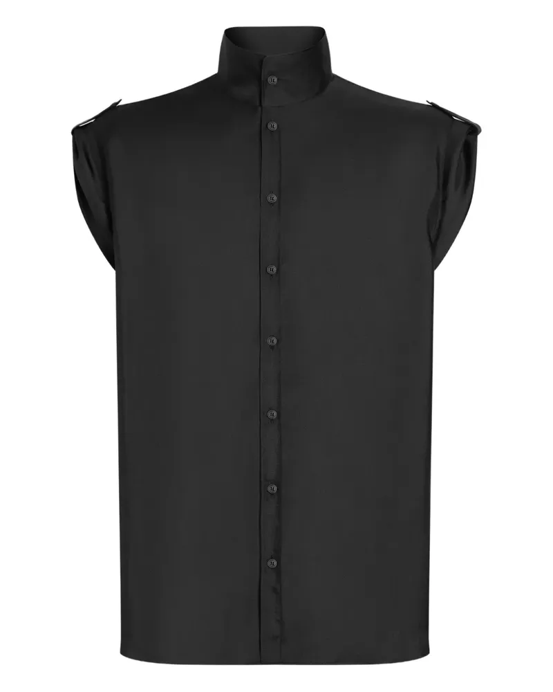 Dolce & Gabbana Kurzärmeliges Hemd - Schwarz Schwarz