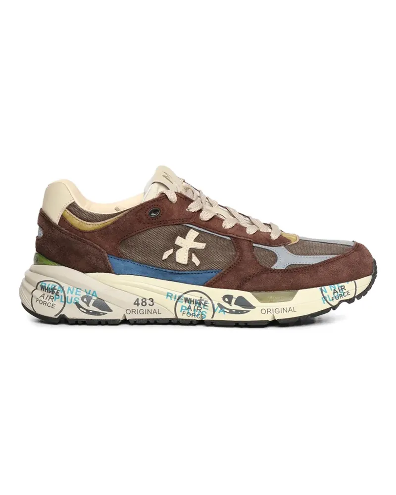 Premiata Mase 25 logo-detail sneakers - Braun Braun