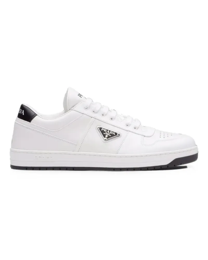 Prada Downtown leather sneakers - Weiß Weiß