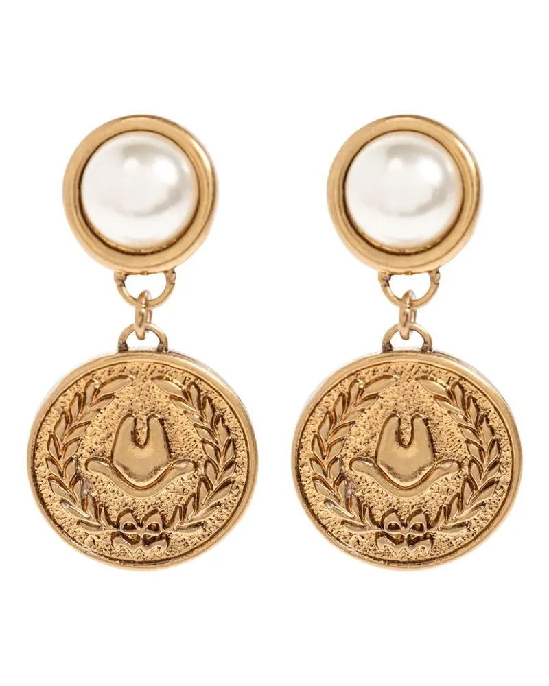 Moschino Ohrringe mit Perlen - Gold Gold