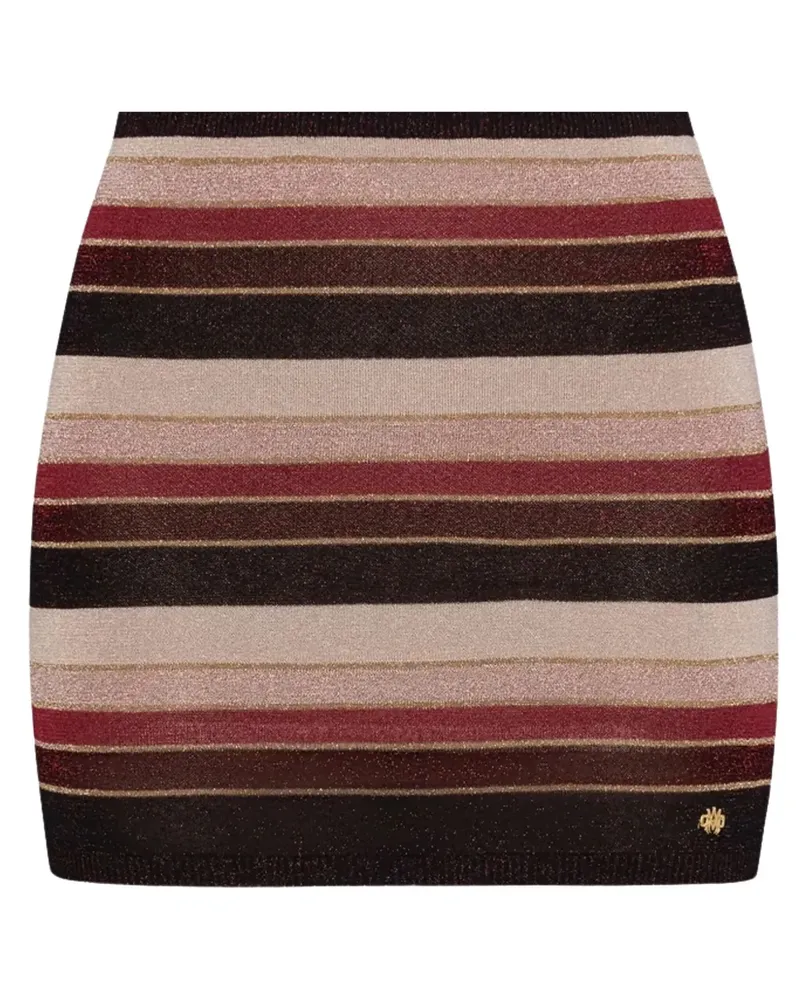 Amiri striped miniskirt - Rot Rot