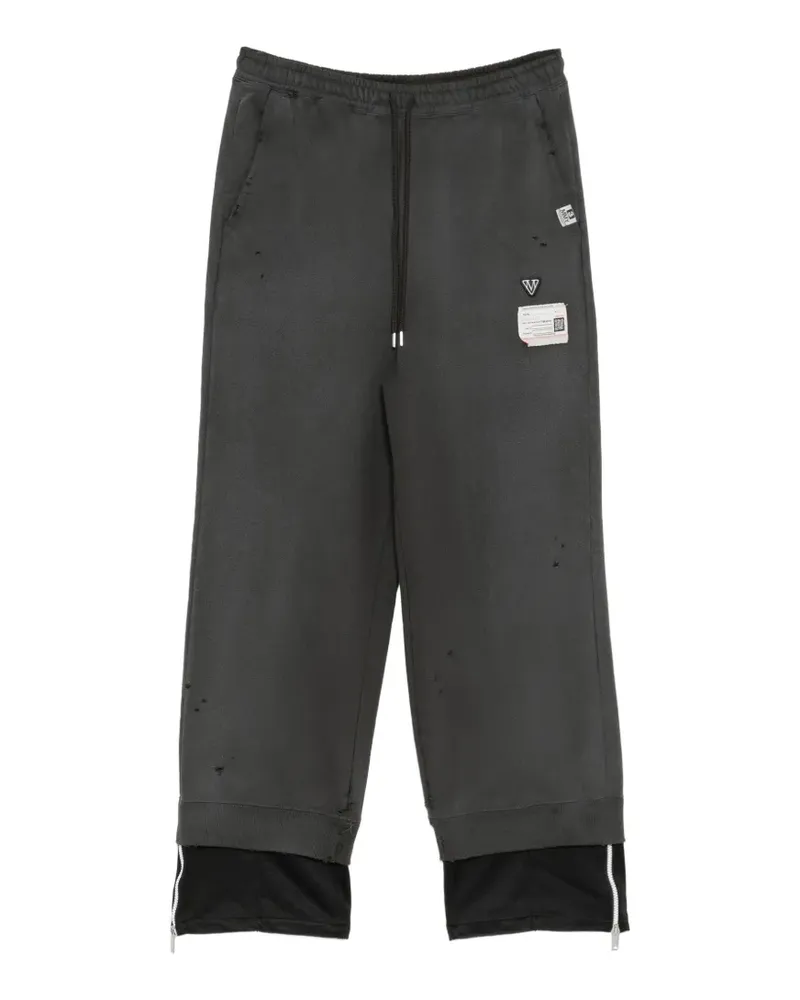 MIHARAYASUHIRO Jogginghose mit Logo-Patch - Grau Grau