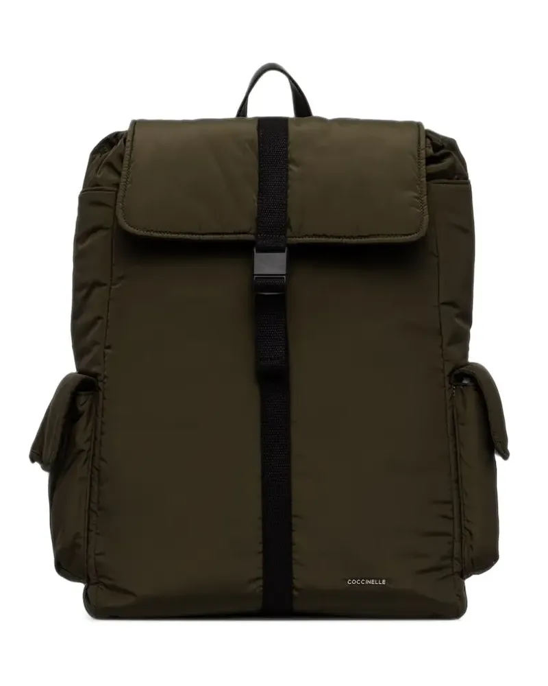 Coccinelle large Smart to Go buckled backpack - Grün Grün