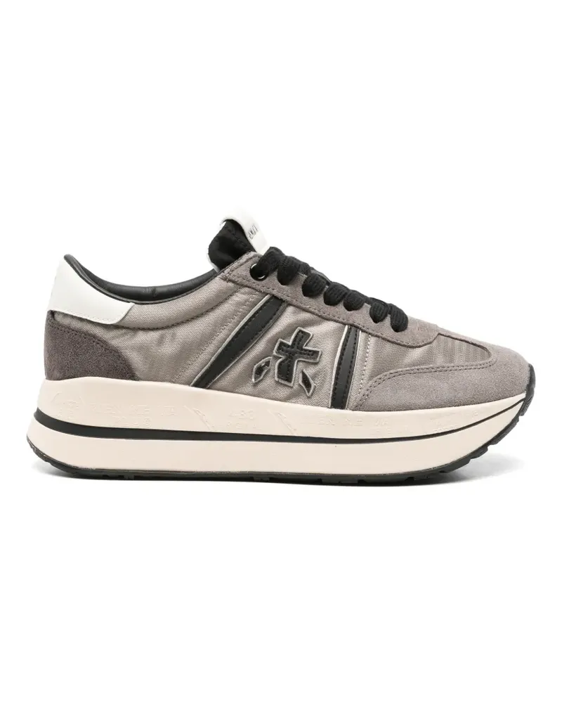 Premiata Beth Plateau-Sneakers - Grau Grau