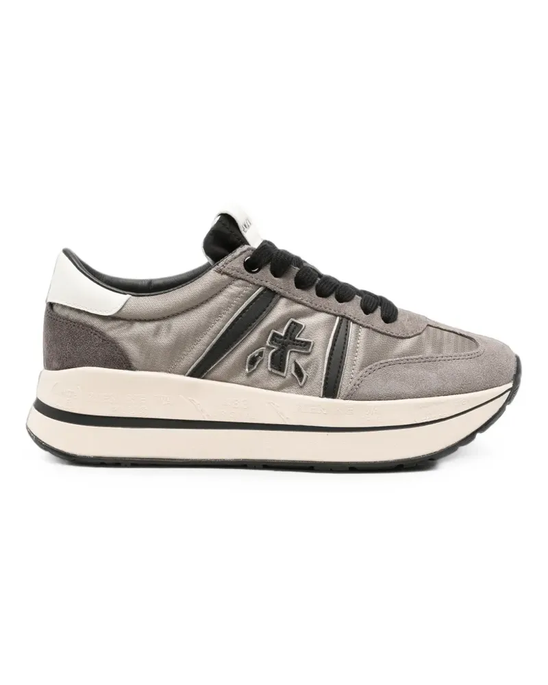 Premiata Beth Plateau-Sneakers - Grau Grau