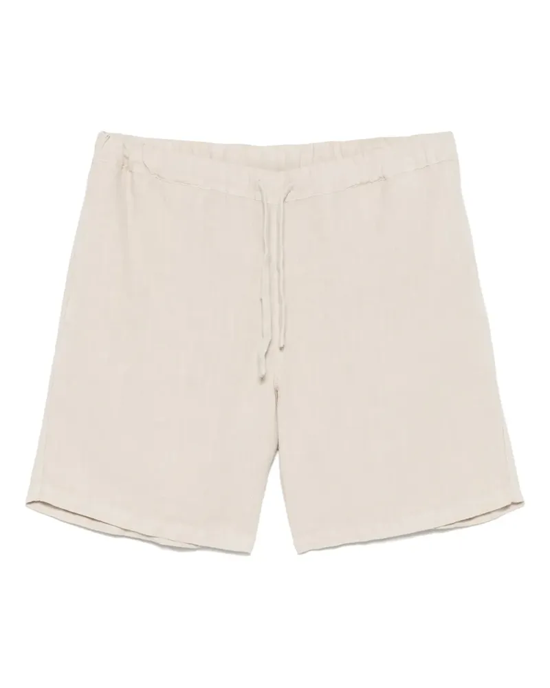 120% Lino Shorts aus Leinen - Nude Nude
