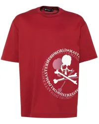 Mastermind World T-Shirt mit Logo-Print Rot