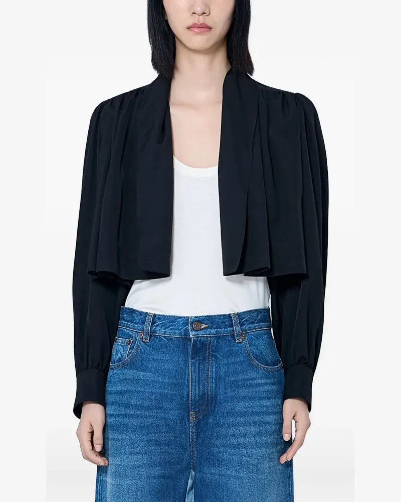 Chloé Drapierte Jacke - Schwarz Schwarz