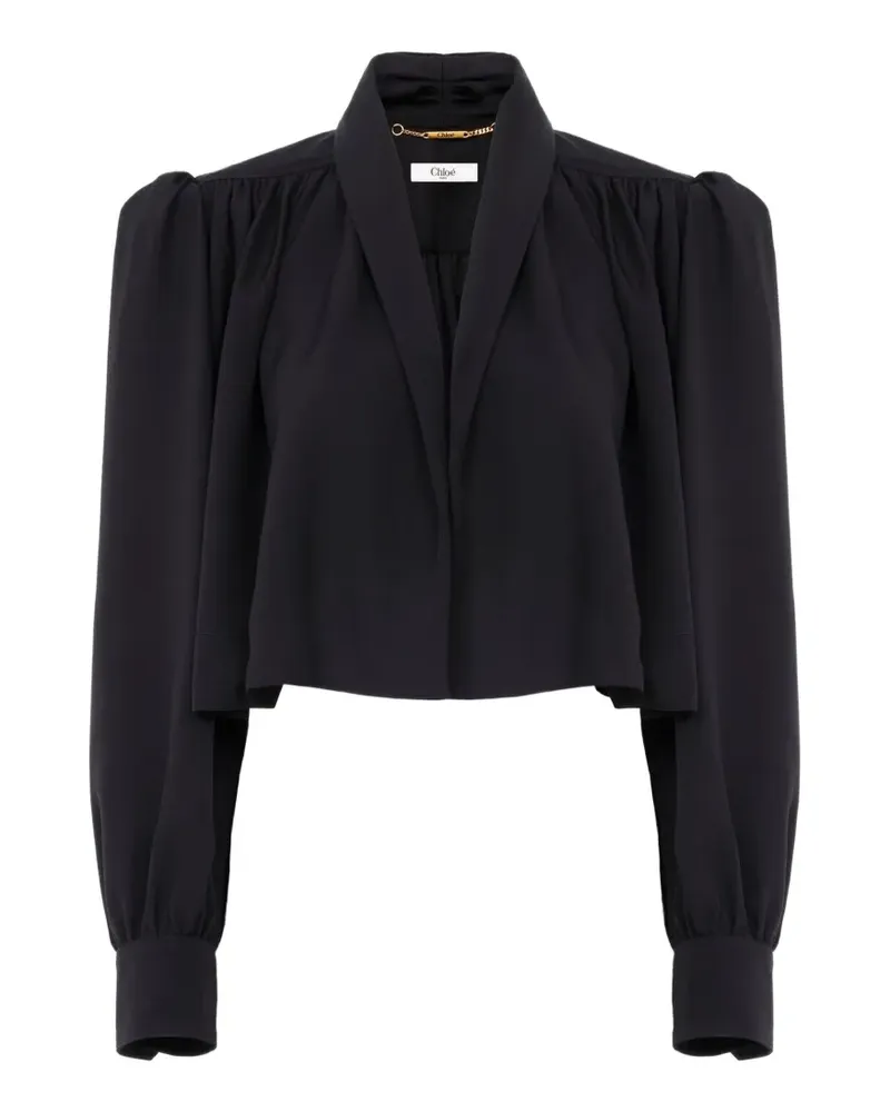 Chloé Drapierte Jacke - Schwarz Schwarz