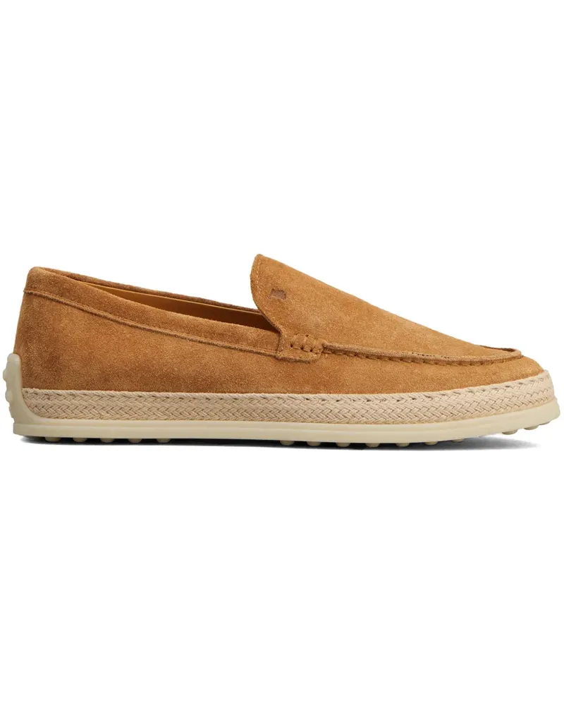 TOD'S Espadrilles mit Logo-Prägung - Braun Braun