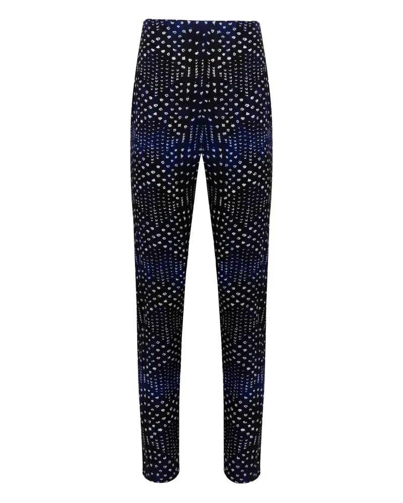 Lenny Niemeyer Seidenhose mit Print - Schwarz Schwarz