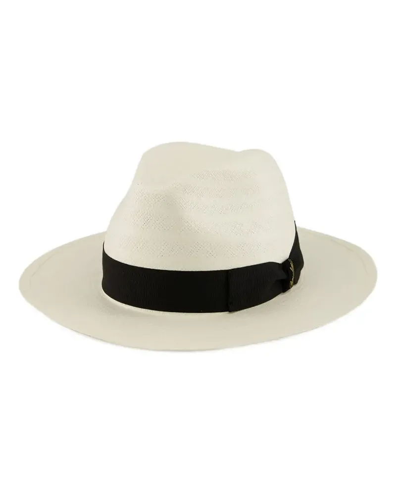 Borsalino Medea Hut mit breiter Krempe - Weiß Weiß