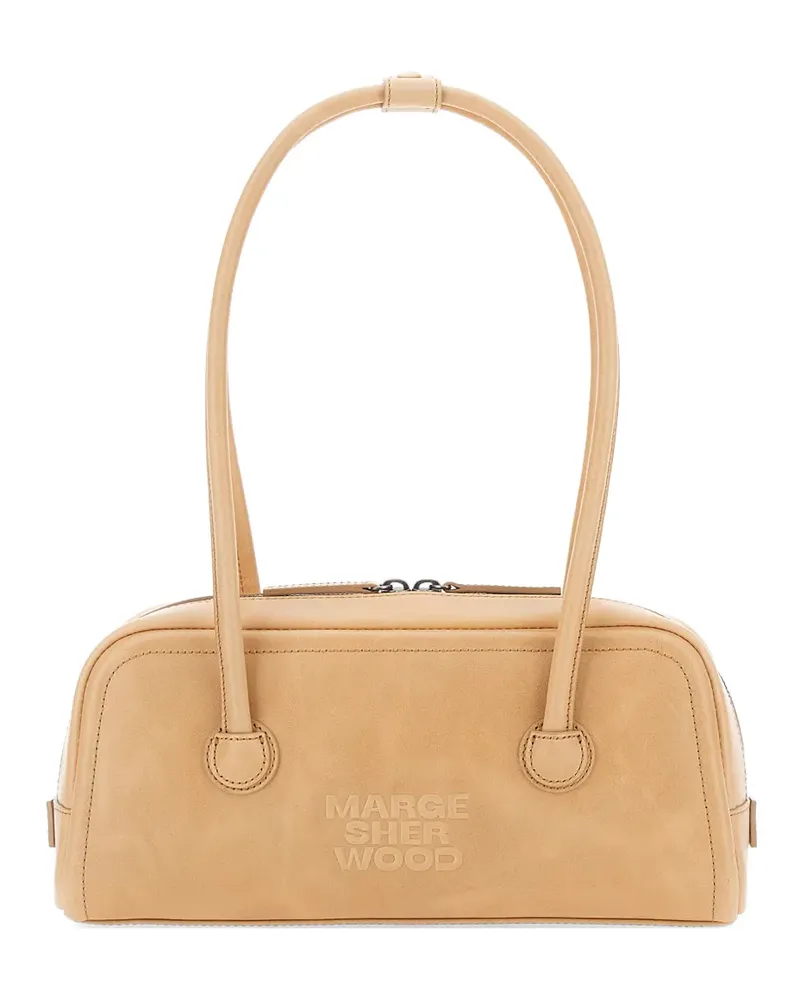 Marge Sherwood leather shoulder bag - Nude Nude