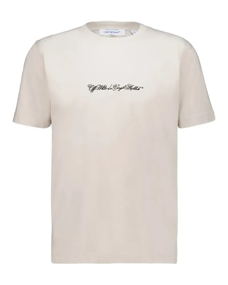 OFF-WHITE Arrow Script T-Shirt - Nude Nude