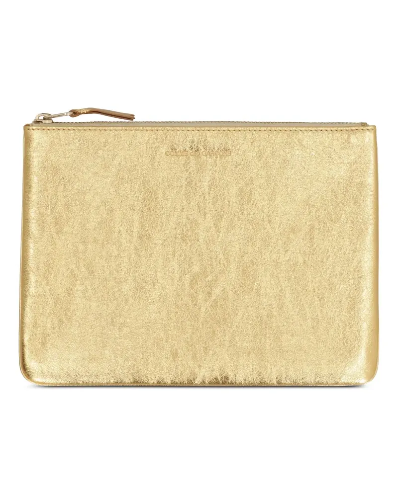Comme des Garçons Portemonnaie mit Logo-Prägung - Gold Gold