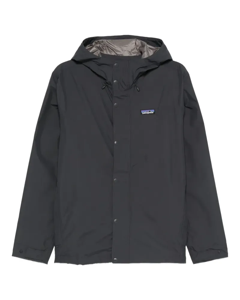 Patagonia Kapuzenjacke mit Knöpfen - Grau Grau