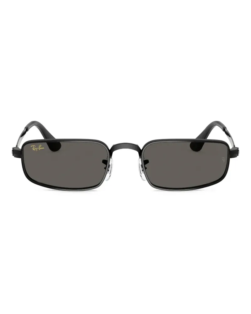 Ray Ban Sonnenbrille mit eckigem Gestell - Schwarz Schwarz