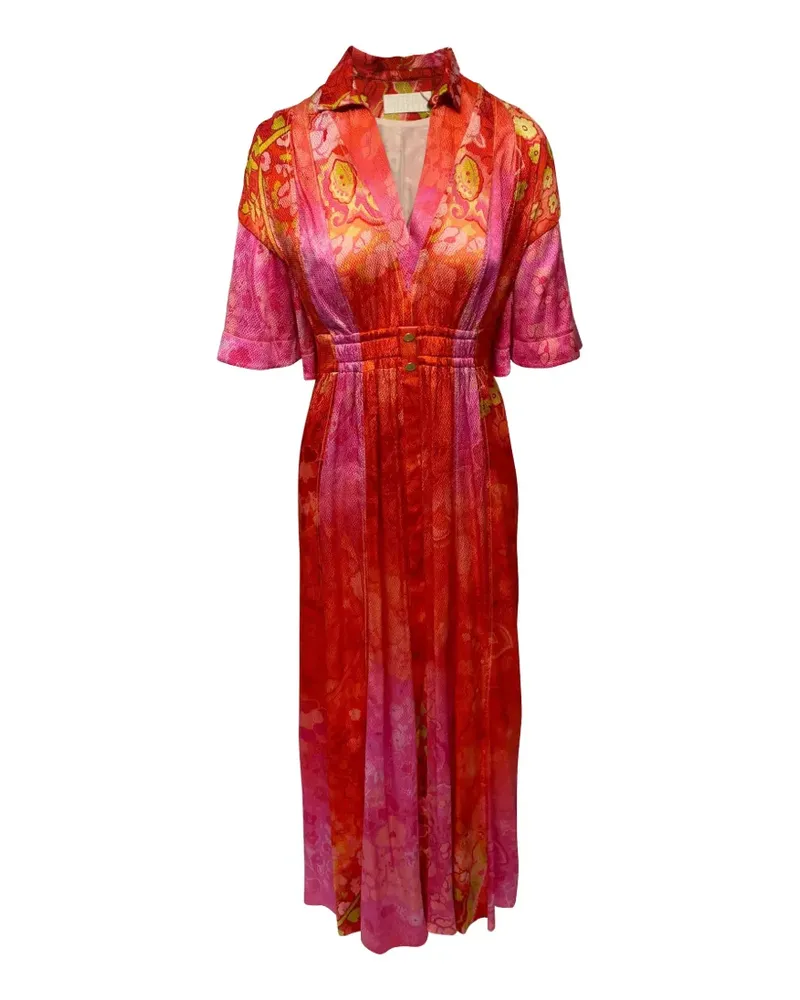 Peter Pilotto floral-print dress - Rot Rot