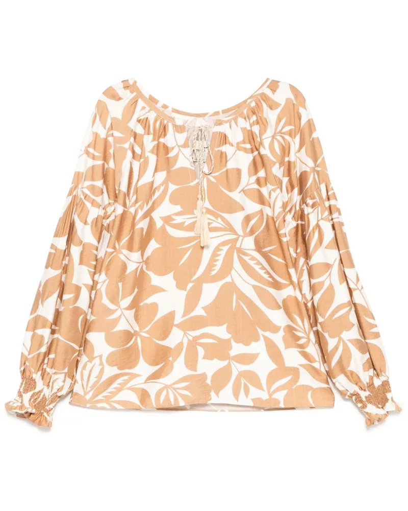 Bambah Costa Bluse - Braun Braun