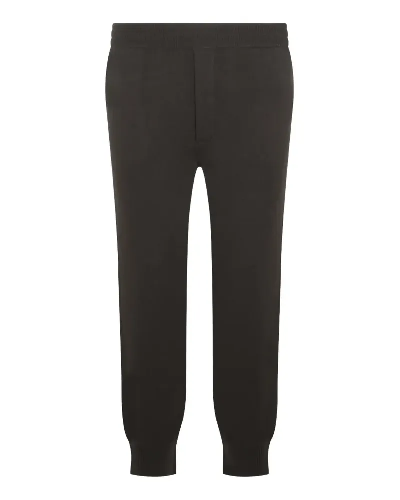 Lisa Yang ribbed-cuff trousers - Schwarz Schwarz