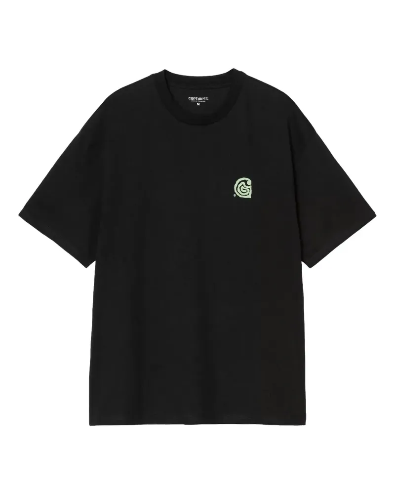 Carhartt WIP T-Shirt mit Logo-Print - Schwarz Schwarz