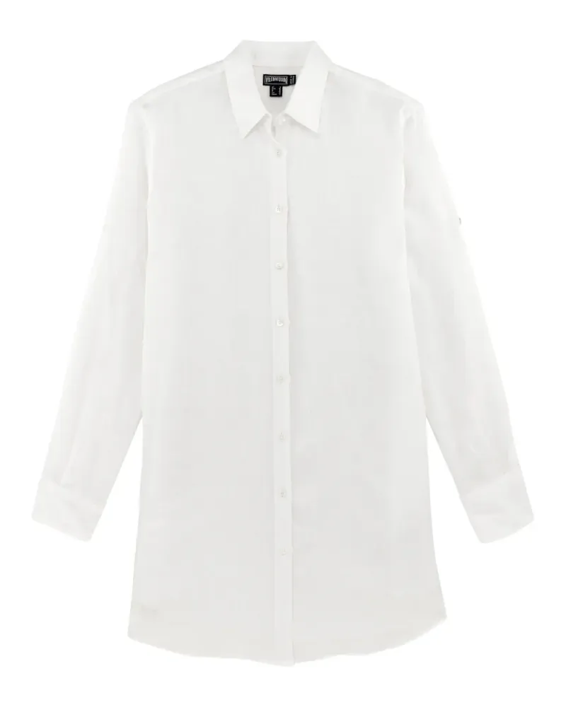 Vilebrequin linen shirt dress - Weiß Weiß