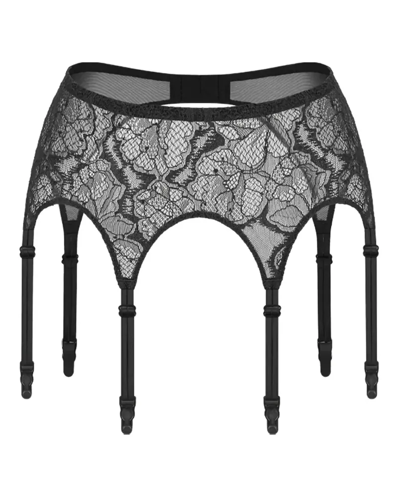 Zhilyova Tara Strumpfhalter - Schwarz Schwarz