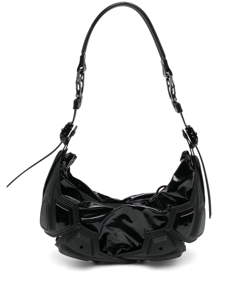 Innerraum Kleine Object M02 Halbmond-Tasche - Schwarz Schwarz