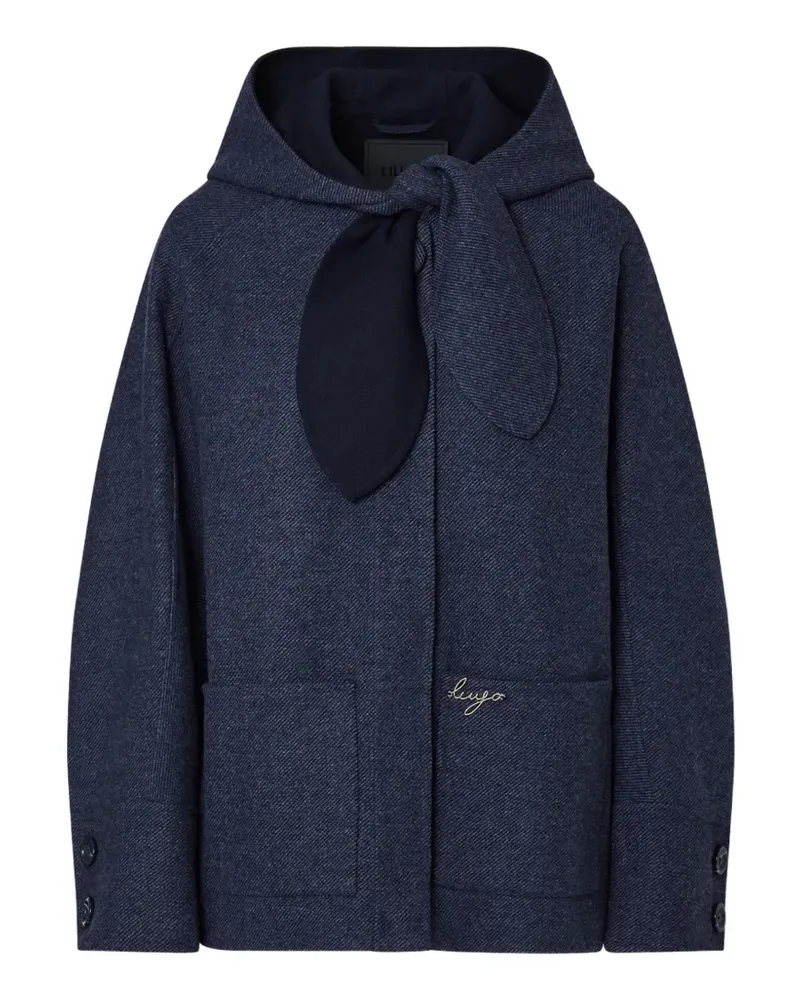 Liu Jo wool blend coat - Blau Blau