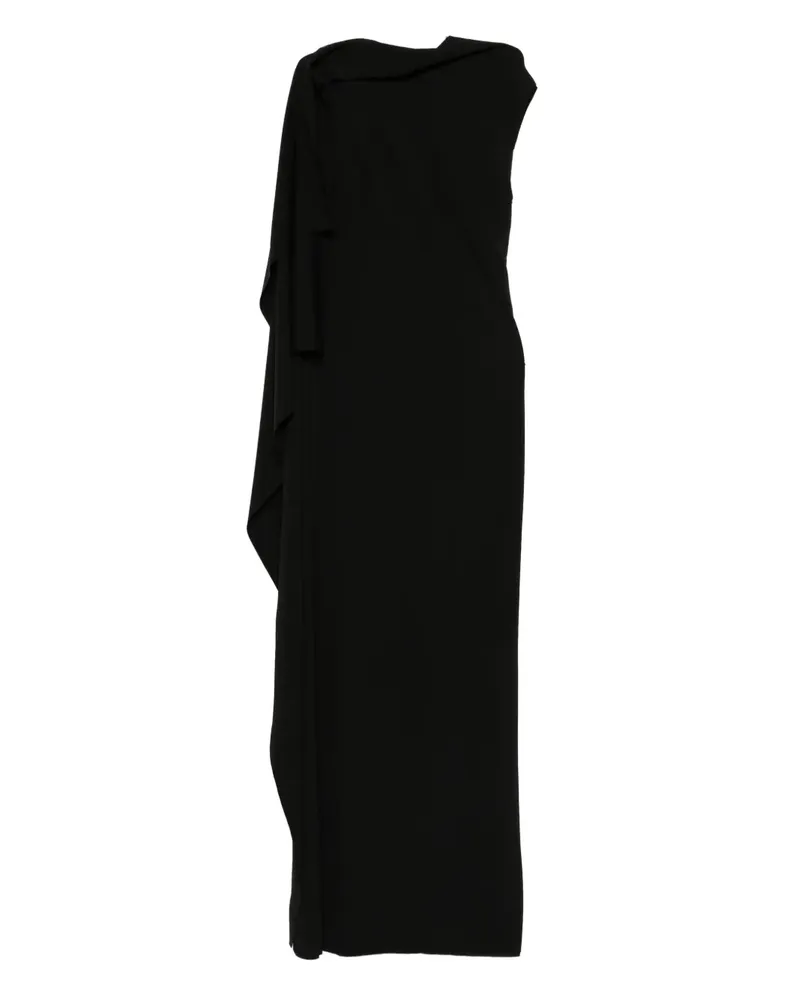 SPORTMAX Nicchia Maxikleid - Schwarz Schwarz