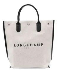 Longchamp Mittelgroßer Essential Shopper aus Canvas Nude