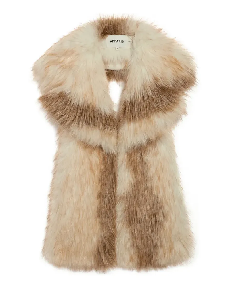 APPARIS Mia Schal aus Faux Fur - Nude Nude