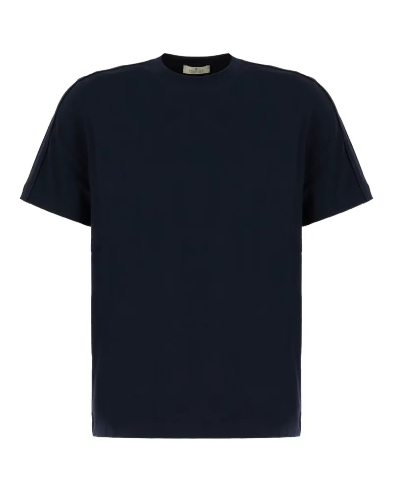 PANICALE Cashmere crew-neck T-shirt - Blau Blau