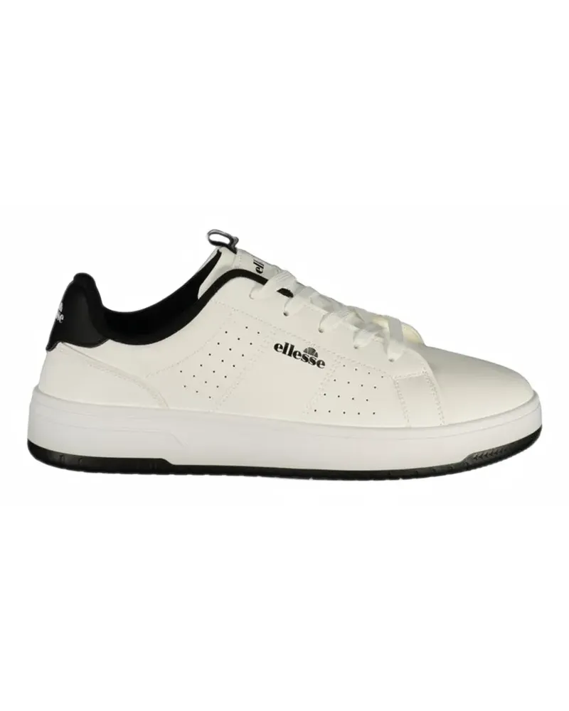 Ellesse Perforierte Sneakers mit Logo - Weiß Weiß