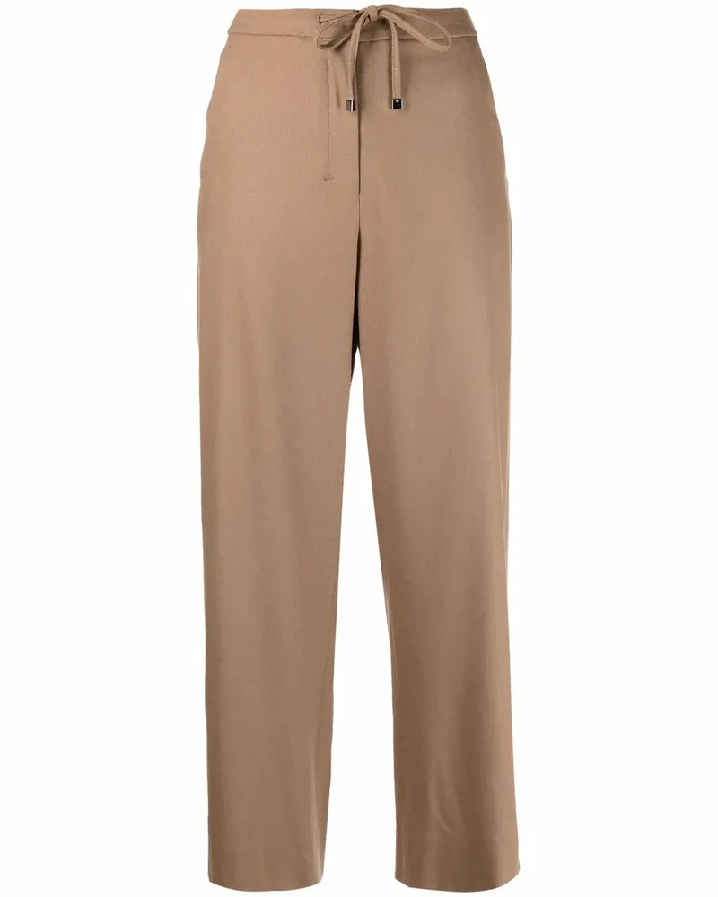 Max Mara Hose mit Kordelzug - Nude Nude