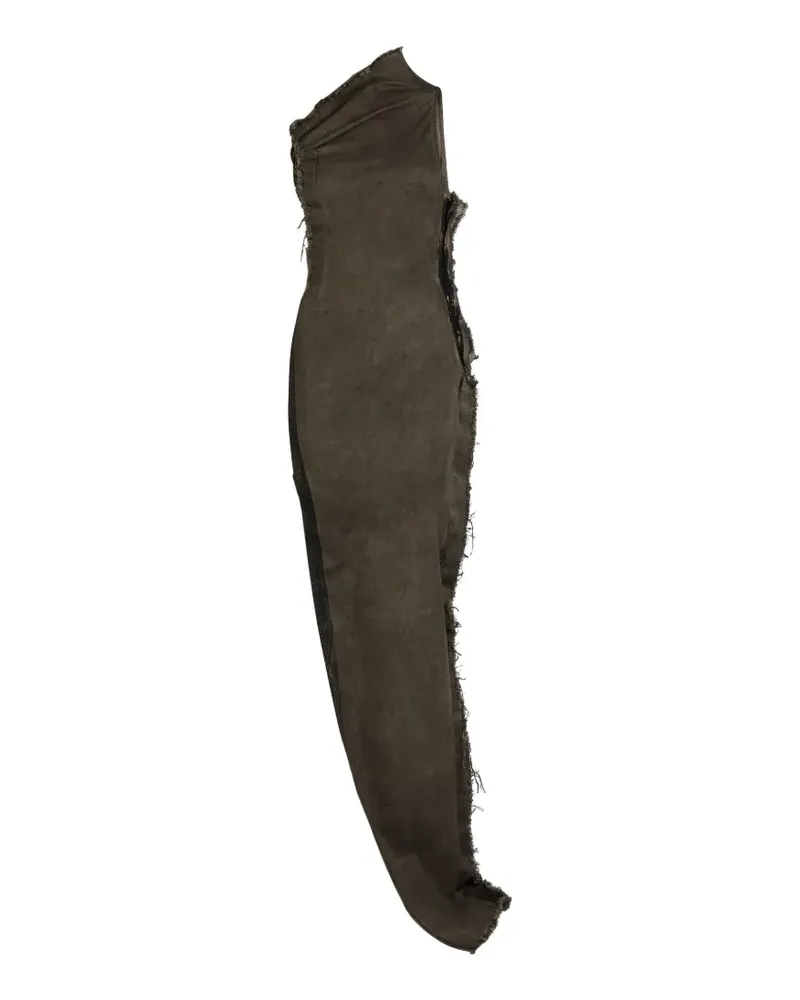 Rick Owens Athena one-shoulder maxi dress - Grau Grau